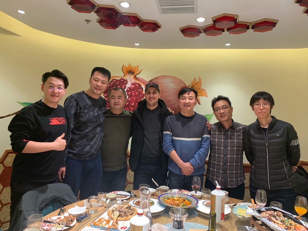 Dinner with Chinese business partners